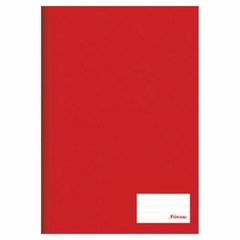 Caderno Brochurão Universitário Capa Dura (96 Folhas) Class Liso - 01 UN - Foroni Vermelho