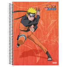 Caderno Universitário Espiral Capa Dura Naruto - 10 matérias 160 folhas - SD - 1 unidade