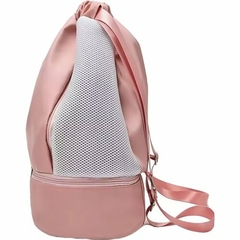 Mochila Unissex Escolar Saco Sacola Com Bolsos - comprar online