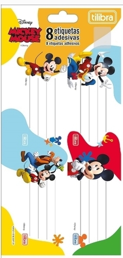 Etiqueta Escolar Adesiva Mickey 8 UN Tilibra