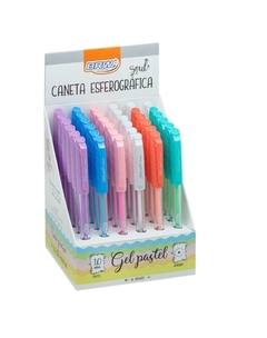 Caneta esferográfica gel 1.0mm - pastel - unidade