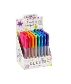 Caneta esferográfica gel glitter 1.0mm - 1 unidade