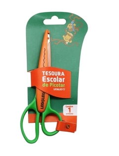 Tesoura Escolar De Picotar - Leoeleo- 1 unidade - comprar online