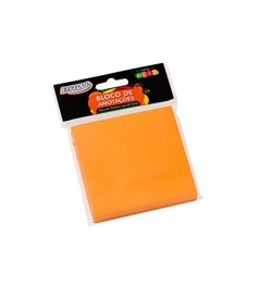 Bloco smart notes 76x76mm- laranja neon - 100fls - 1bloco