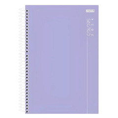 Agenda Anual Espiral 189 folhas 13,8 x 20,6 cm Colors - 2024 - 1 unidade