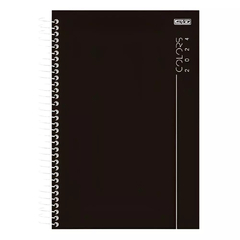 Agenda Anual Espiral 189 folhas 13,8 x 20,6 cm Colors - 2024 - 1 unidade na internet