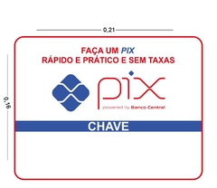 PLACA DE SINALIZAÇÃO FAÇA UM PIX