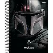 Caderno Universitário Capa Dura 15 Matérias 240 Folhas Mandalorian