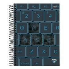 CADERNO ESPIRAL UNIVERSITÁRIO 15X1 240 FOLHAS PLAYER - 1 UNIDADE na internet