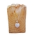 Rose Quartz Heart Shaped Necklace with 925 Sterling Silver Chain