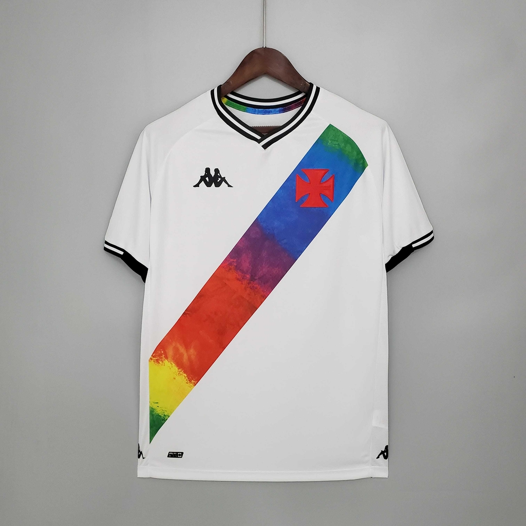 Camisa Vasco LGBTQIA+ Feminina Kappa 2023