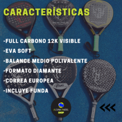 Paleta de Padel - Magnus Valkiria 12k + funda - comprar online