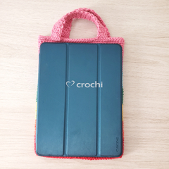 Capa bolsa para tablet - Cor a escolher - Crochi Crochê