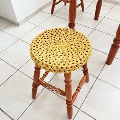 Capinha Banqueta 28cm - Cor Amarelo - Em Pronta Entrega