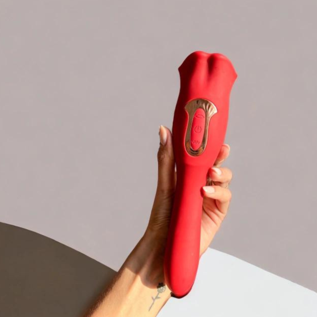 Vibrador Kiss Com Penetração