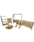 Muebles De Muñecas Grandes En Mdf De 3mm - Set Dormitorio Infantil - comprar online