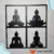 Cuadro Meditación / Figura Loto Yoga En Mdf De 5.5 Mm