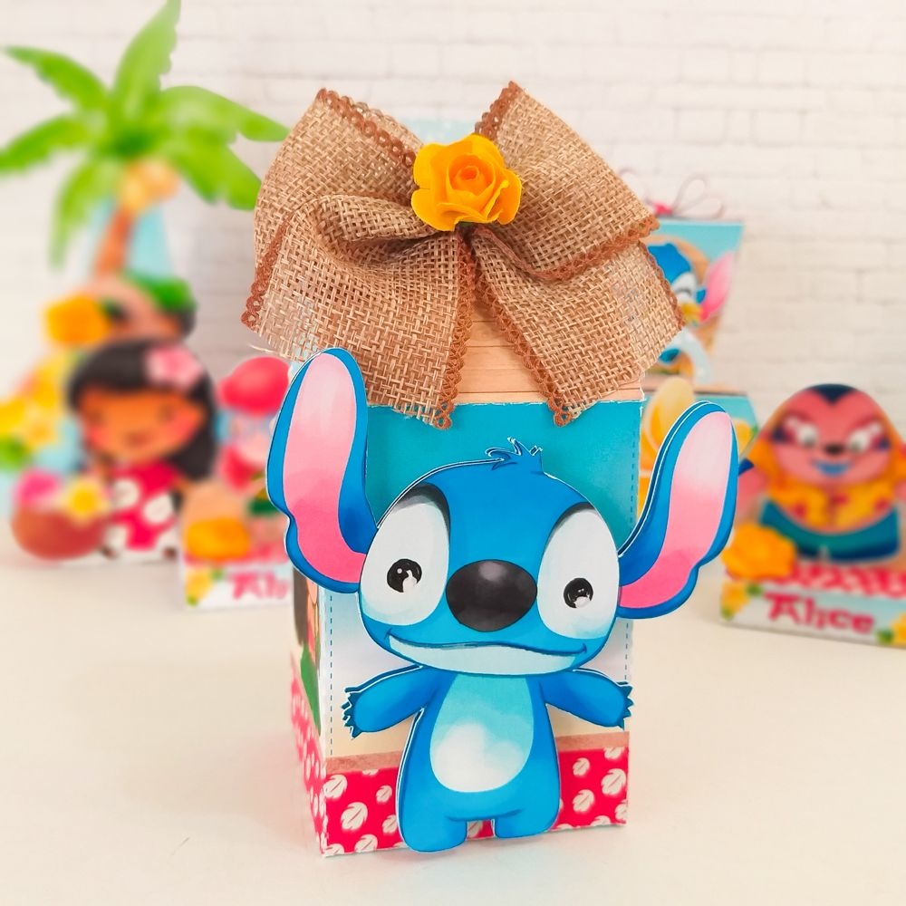 KIT FESTA LILO E STITCH 50 ITENS (BRILHO)