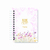 Caderno de Agendamento Permanente Manicure Floral