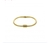 Bracelete detalhe meio banho ouro - comprar online