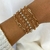 Conjunto pulseiras brilho - comprar online