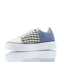 Sneaker Feminino Strip Cool Ingrid Creme Xadrez - comprar online