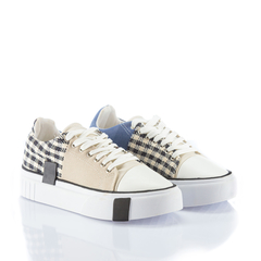 Sneaker Feminino Strip Cool Ingrid Creme Xadrez na internet