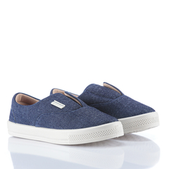 Slip On em Jeans Escuro. - comprar online