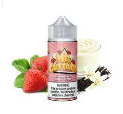 mr custard strawberry vanilla custard 100ml 3mg