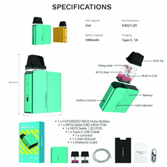 Vaporesso Xros Nano (best Vaping360 2022) - comprar online