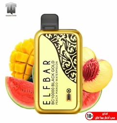 Elfbar BC 10000 black gold limitados Peach watermelon mango