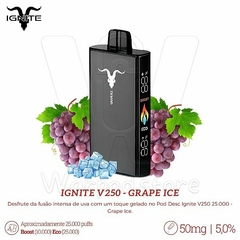 Ignite v250 25000 puff Grape ice