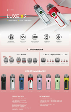 Vaporesso luxe x2 - comprar online