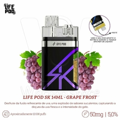 Life pod 14ml de líquido Grape ice