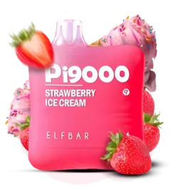 Elfbar pi 9000 Strawberry ice cream