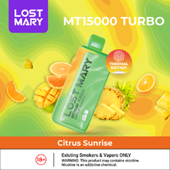 elfbar lost mary mt15000 turbo citrus sunrise