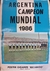 Argentina campeón mundial 1986, poster "recuerdo"