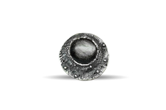La Naturaleza de la Materia Silver Obsidian Ring - buy online