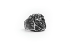 Meteorite and Black Diamond Ring - Hominis