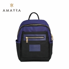 MOCHILA AMAYRA NEGRA C/ VIOLETA