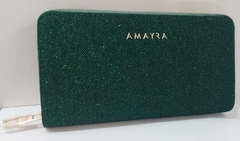 Billetera Amayra Shine Green - comprar online