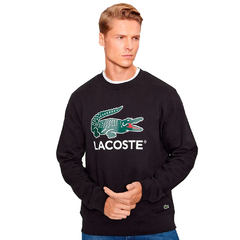 Moletom Lacoste Croco Preto