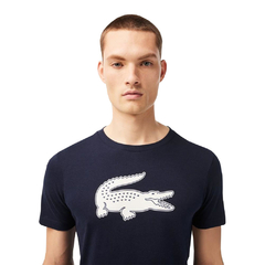 Camiseta Lacoste Big Logo Azul