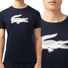 Camiseta Lacoste Big Logo Azul - comprar online