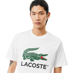 Camiseta Lacoste Big Logo Branca na internet