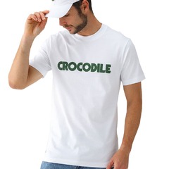 Camiseta Lacoste Crocodile Branca