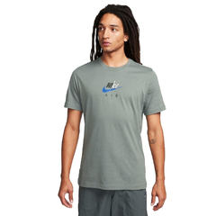 Camiseta Nike Air Cinza e Azul