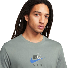 Camiseta Nike Air Cinza e Azul na internet