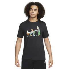 Camiseta Nike Hoops Swoosh Preta