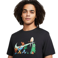 Camiseta Nike Hoops Swoosh Preta - comprar online